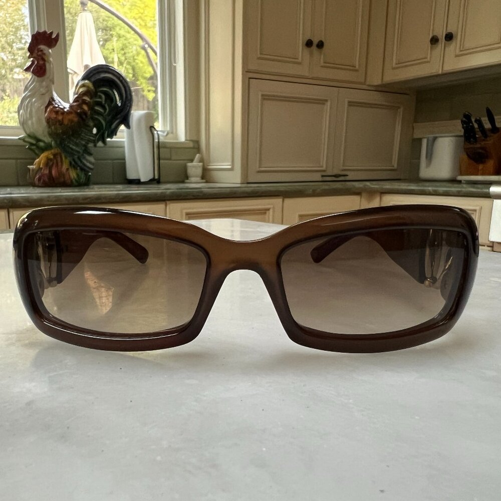 Gucci Vintage Snaffle Bit Sunglasses (Brown/Gold Color) - Picture 3 of 10